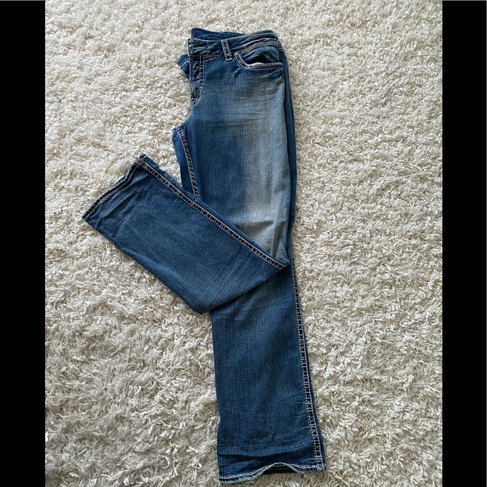Silver Suki Jeans Denim sz 20 Long